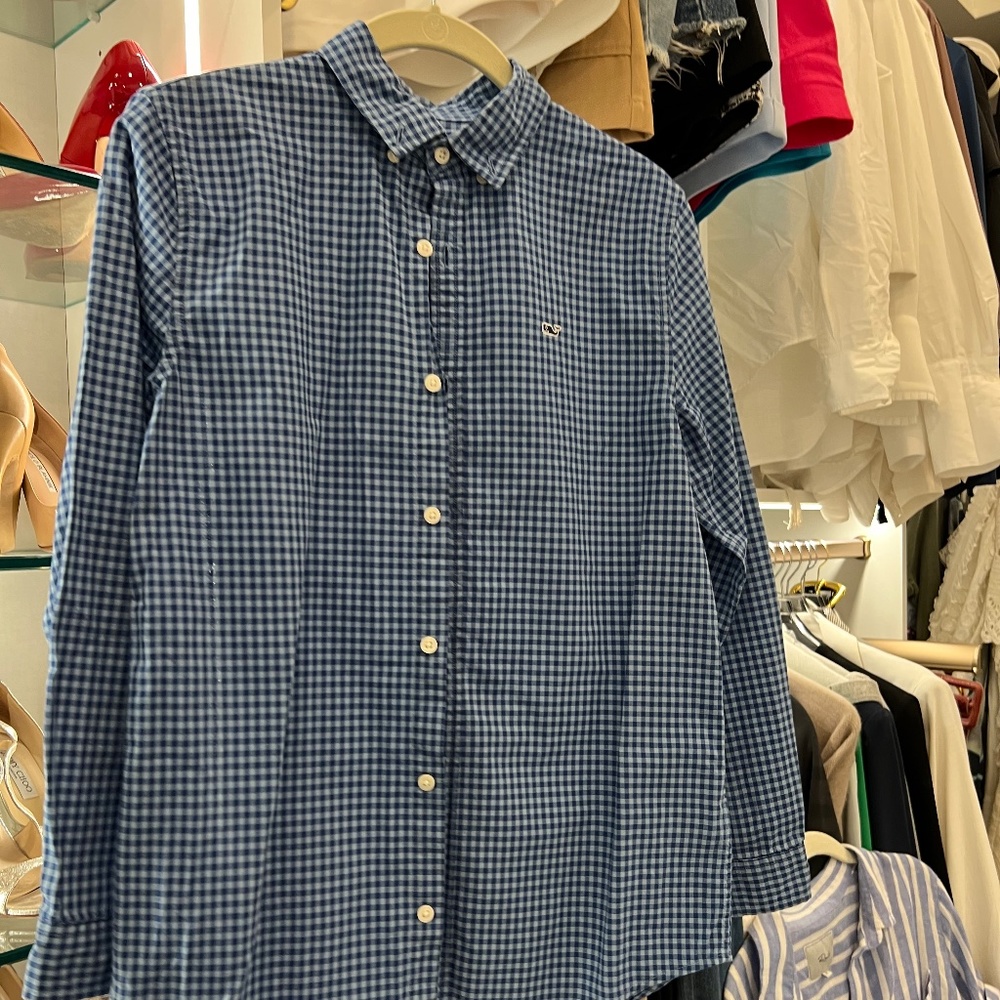 Vineyard Vines Boys Plaid Button Down